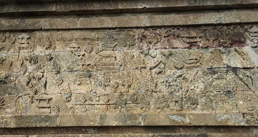 relief candi jawi