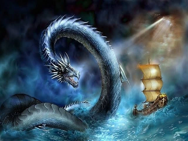 Naga yang Menjadi Asal Usul Rawa Pening (Sumber Paragram)